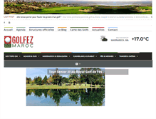 Tablet Screenshot of golfez-maroc.com